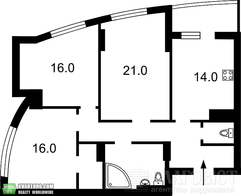 Sell 3-room apartment. Киев,  Победы пр — photo 3