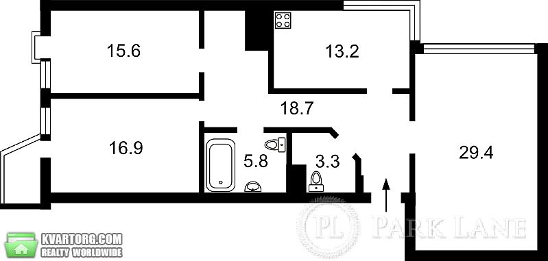Sell 3-room apartment. Киев, Ломоносова — photo 6