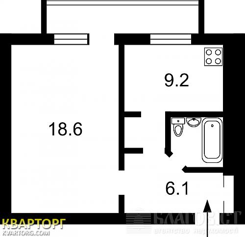 Sell 1-room apartment. Киев, Саксаганского — photo 2