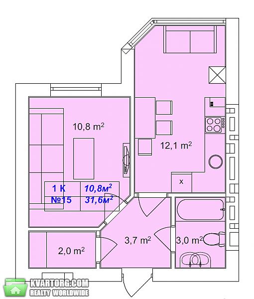 Sell 1-room apartment. Киев, Большая Китаевская — photo 1