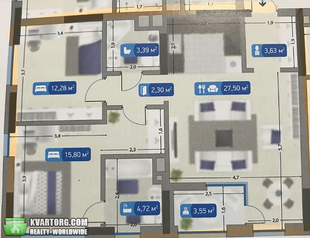 Sell 2-room apartment. Киев,  Бажана — photo 3