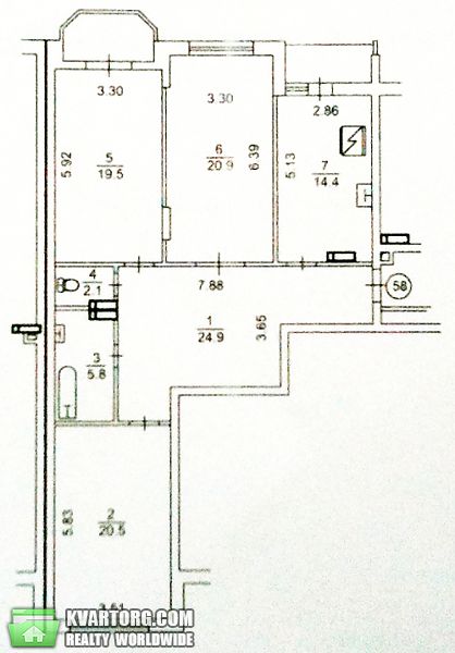 Sell 3-room apartment. Киев, Казацкая — photo 9