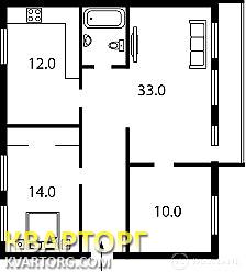 Sell 3-room apartment. Киев,  Богдана Хмельницкого — photo 2