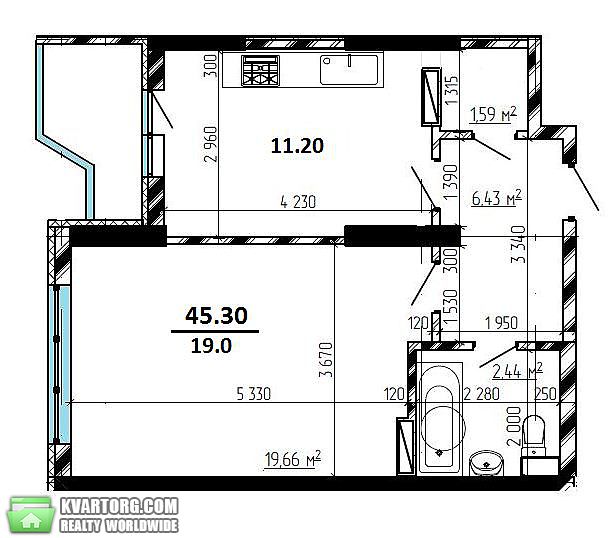 Sell 1-room apartment. Киев, Харьковское шоссе — photo 3