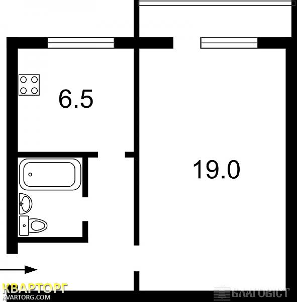 Sell 1-room apartment. Киев,  Щорса — photo 2