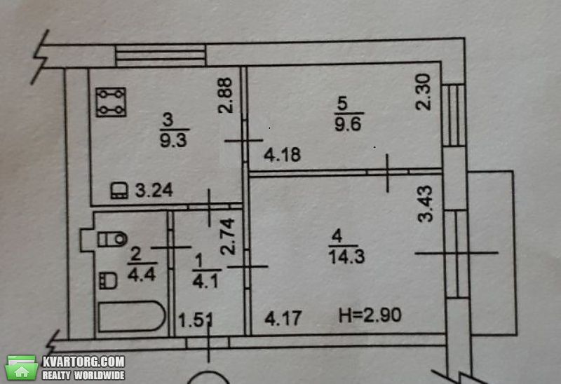 Sell 2-room apartment. Киев,  Строителей — photo 8
