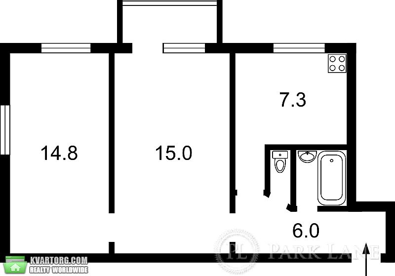 Sell 2-room apartment. Киев,  Перова бул — photo 8