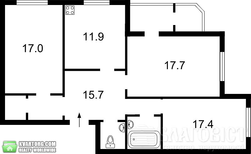 Sell 3-room apartment. Киев,  Урловская — photo 3