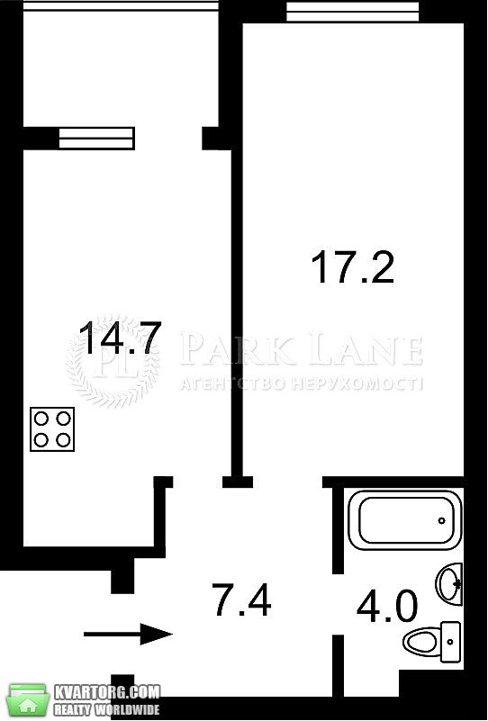 Sell 1-room apartment. Киев,  Расковой — photo 2