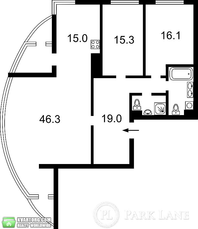 Sell 3-room apartment. Киев,  Заречная — photo 4