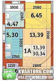 Sell 1-room apartment. Киев, Квиткы-Цисык — photo 1