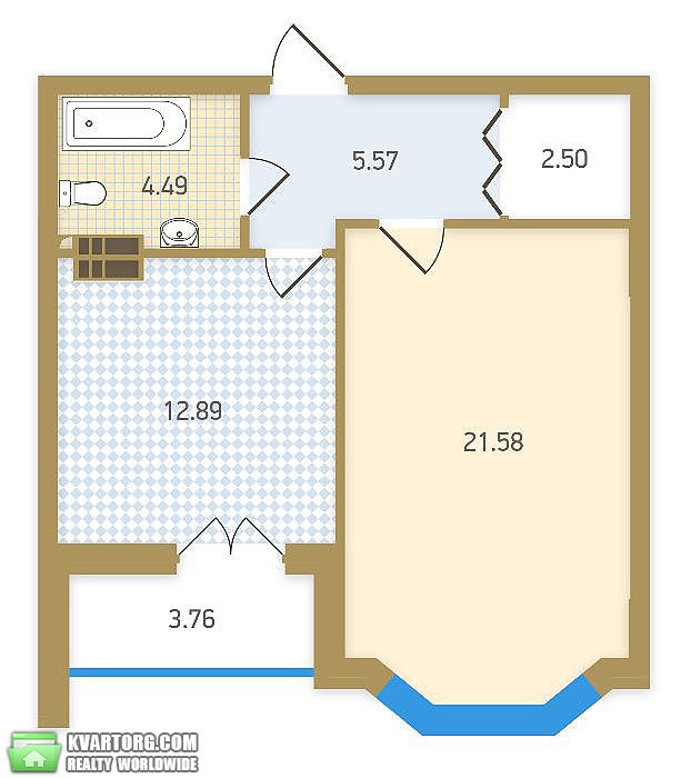 Sell 1-room apartment. Киев, Кожемяцкая — photo 6