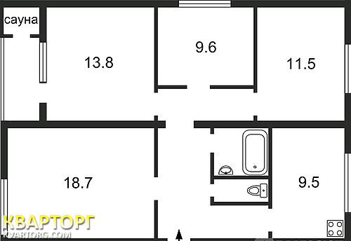 Sell 3-room apartment. Киев, Горького — photo 2