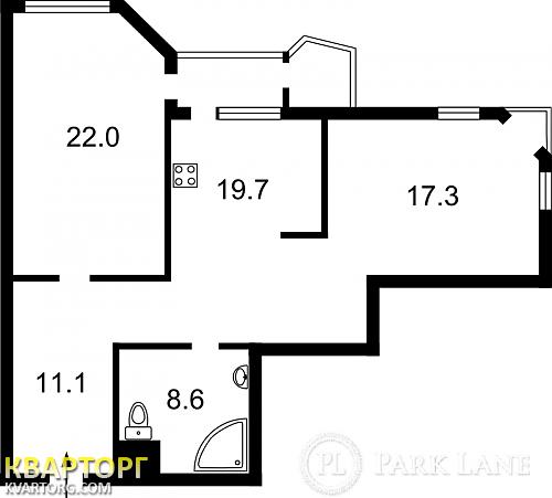 Sell 2-room apartment. Киев,  Кудряшова — photo 2
