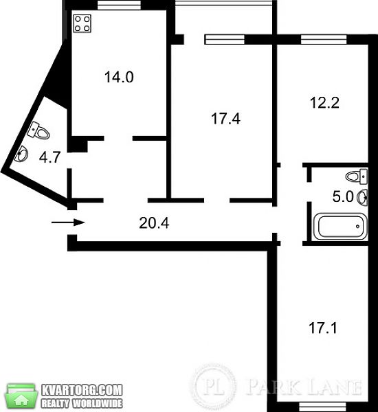 Sell 3-room apartment. Киев,  Урловская — photo 9