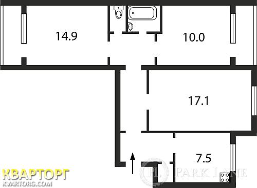 Sell 3-room apartment. Киев,  Героев Днепра — photo 2