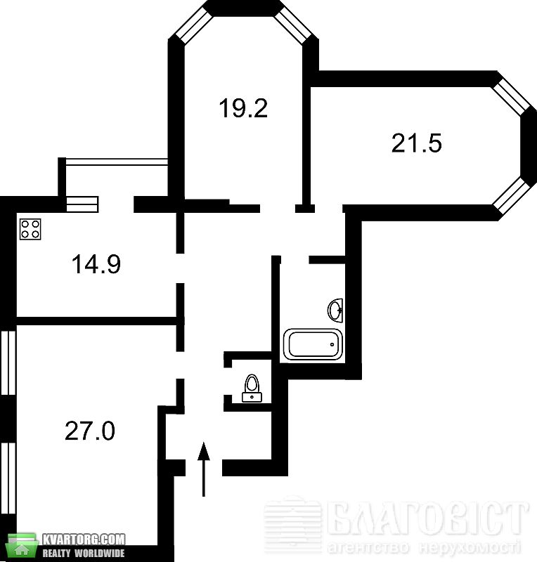 Sell 3-room apartment. Киев,  Амосова — photo 2