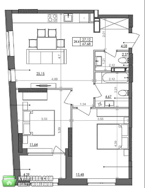 Sell 2-room apartment. Киев,  Надднепрянское шоссе — photo 7