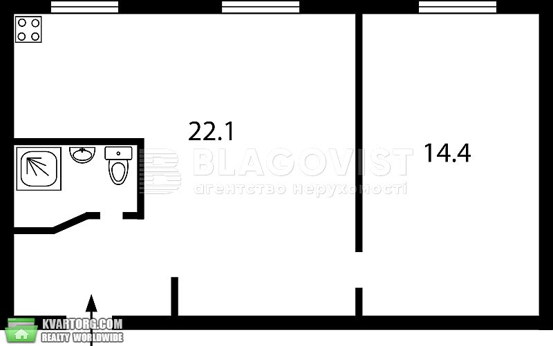 Sell 2-room apartment. Киев,  Жилянская — photo 3