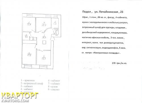 Rent out office. Киев,  Почайнинская — photo 7
