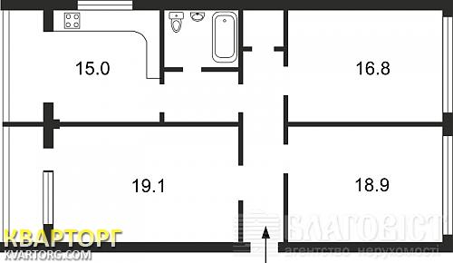 Sell 3-room apartment. Киев, Леси Украинки бул — photo 10
