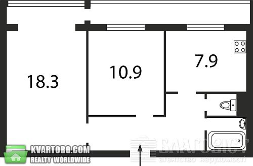 Sell 2-room apartment. Киев, Тычины пр — photo 10