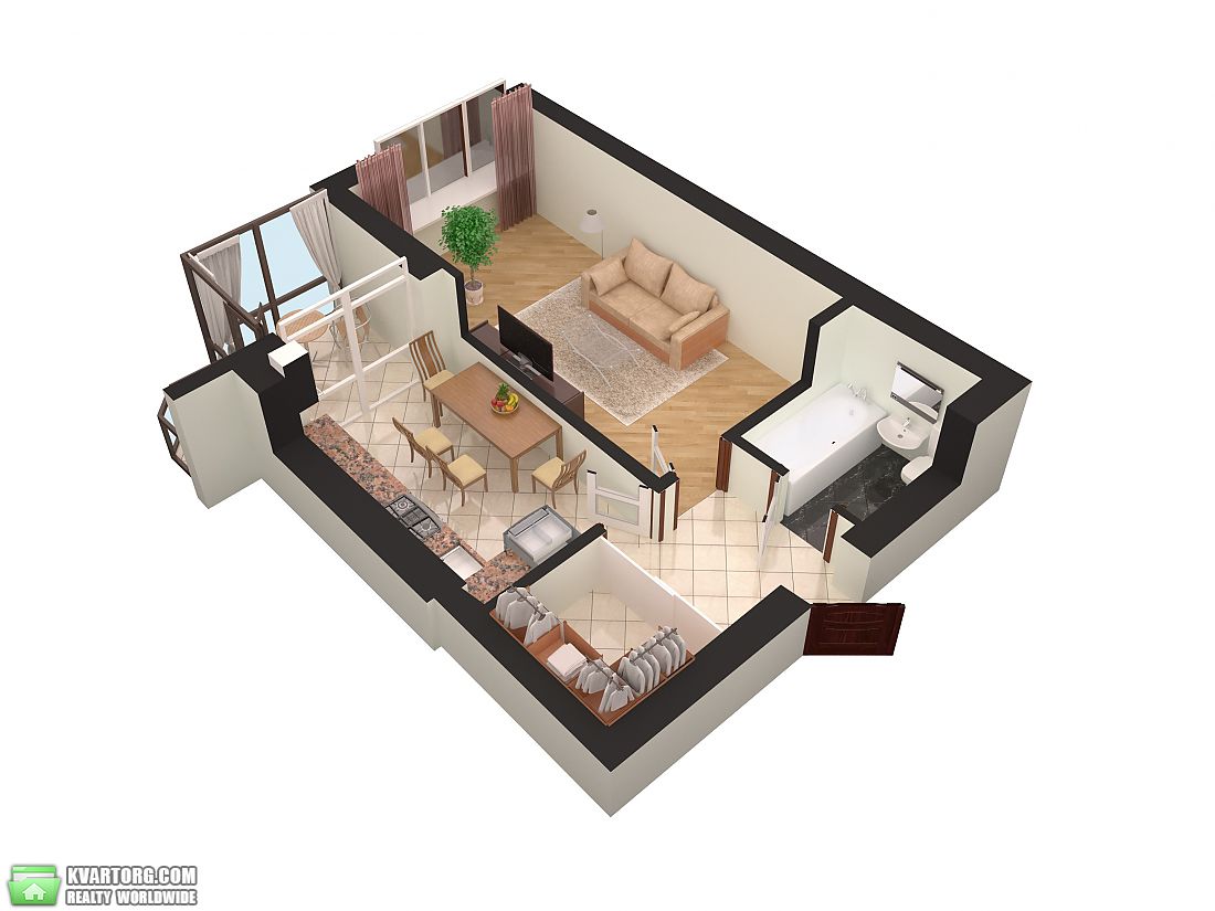 Sell 1-room apartment. Киев, Радистов — photo 6
