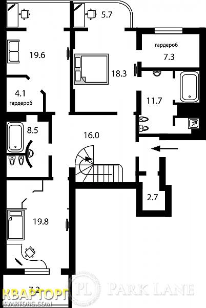 Sell multi-room apartment. Киев,  Ахматовой — photo 3