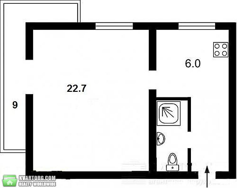 Sell 1-room apartment. Киев, Кирилловская — photo 4