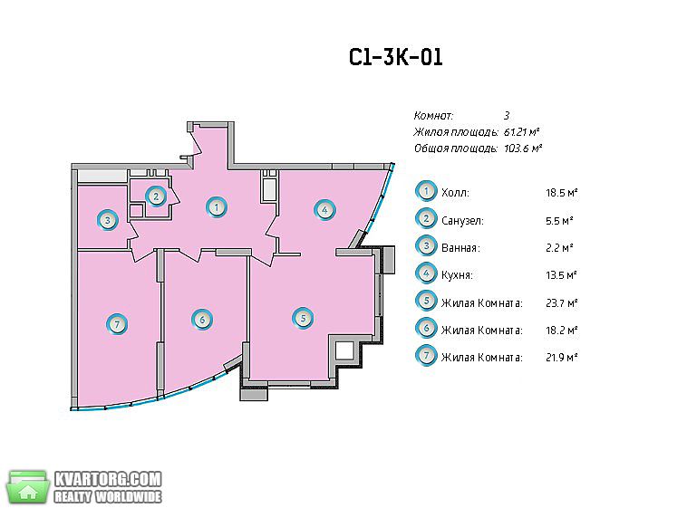 Sell 3-room apartment. Киев,  Победы пр — photo 6