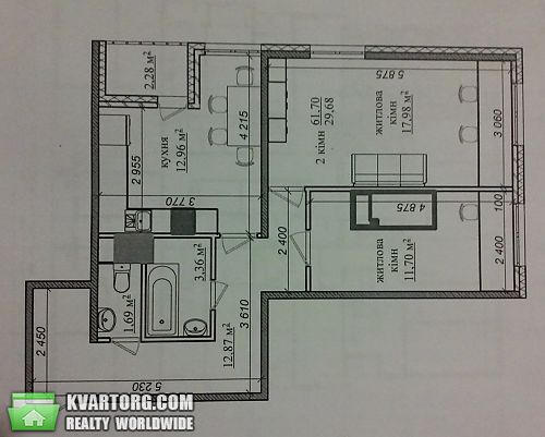 Sell 2-room apartment. Киев, Клавдиевская — photo 4