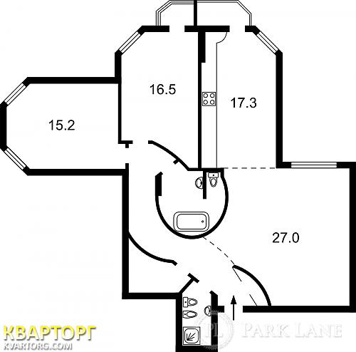 Sell 3-room apartment. Киев,  Амосова — photo 9