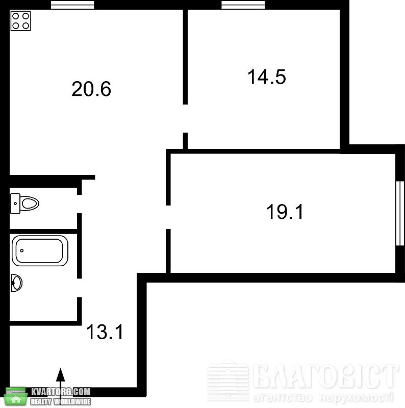 Sell 2-room apartment. Киев,  Глушкова пр — photo 3