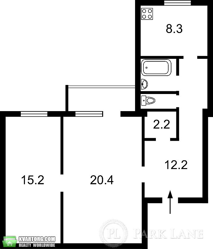 Sell 2-room apartment. Киев,  Жилянская — photo 7