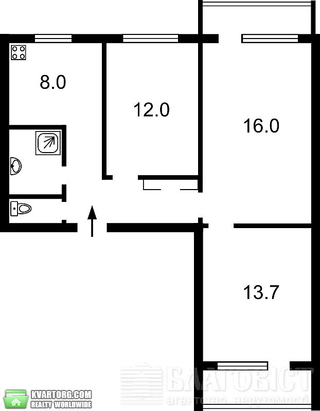 Sell 3-room apartment. Киев,  Героев Сталинграда пр — photo 2