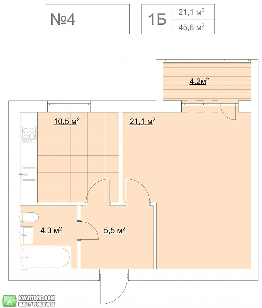 Sell 1-room apartment. Буча, Чубинского — photo 2