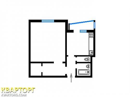 Sell 1-room apartment. Киев, Героев Сталинграда пр — photo 1