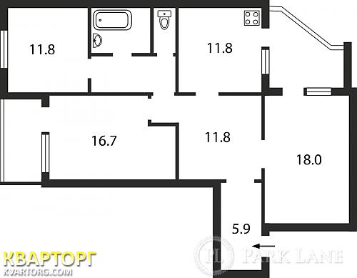 Sell 3-room apartment. Киев,  Вишняковская — photo 2