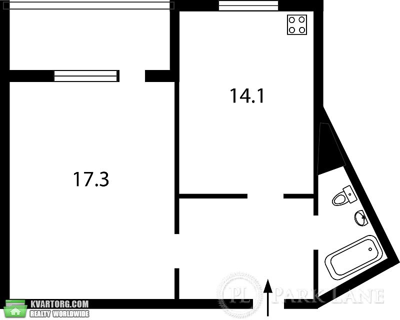 Sell 1-room apartment. Киев,  Бакинская — photo 2