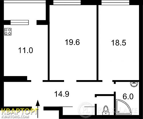 продам 2-комнатную квартиру. Киев,   Туманяна - фото 4