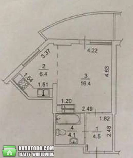 Sell 1-room apartment. Киев,  Харьковское шоссе — photo 6