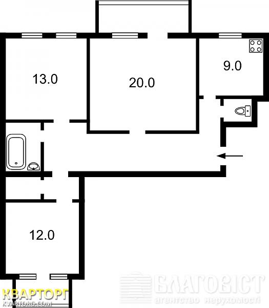 Sell 3-room apartment. Киев,  Артема — photo 1