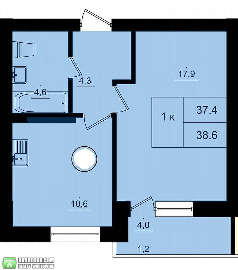 Sell 1-room apartment. Одесса, Парк фонтанов — photo 1