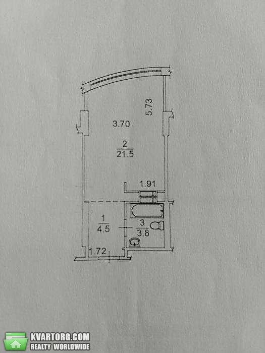 Sell 1-room apartment. Киев,  Харьковское шоссе — photo 4