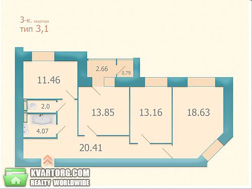 Sell 3-room apartment. Киев,  Гарматная — photo 8