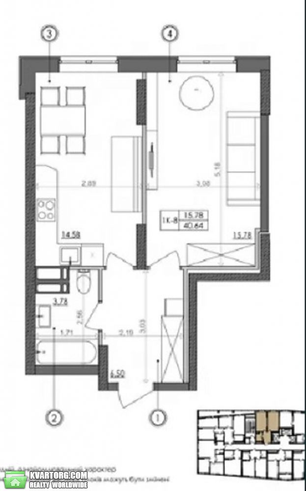 Sell 1-room apartment. Киев, Надднепрянское шоссе — photo 5