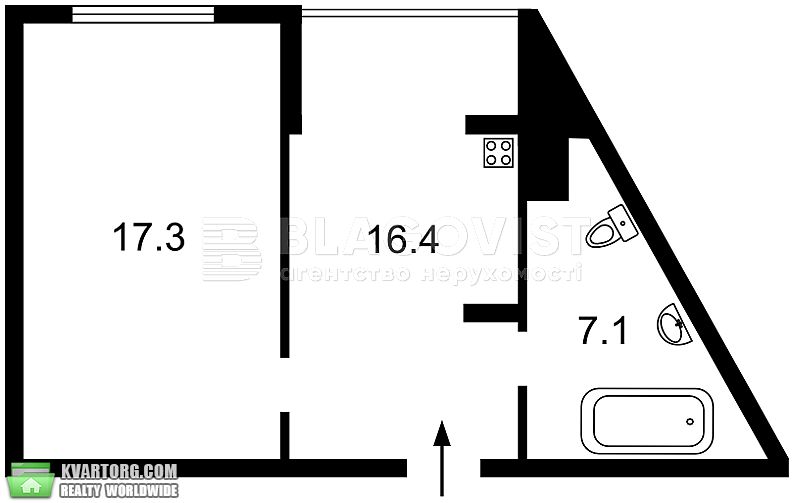 Sell 1-room apartment. Киев, софии русовой — photo 9