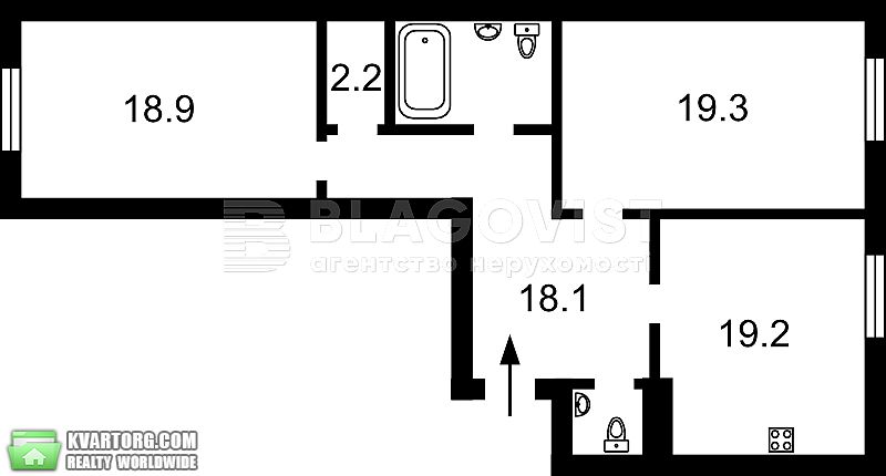 Rent out 2-room apartment. Киев,  Полтавская — photo 6