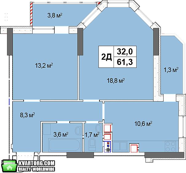 Sell 2-room apartment. Киев,  Механизаторов — photo 9