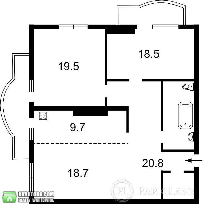 Sell 2-room apartment. Киев,  Жилянская — photo 3
